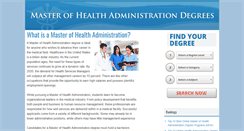 Desktop Screenshot of master-of-health-administration.com